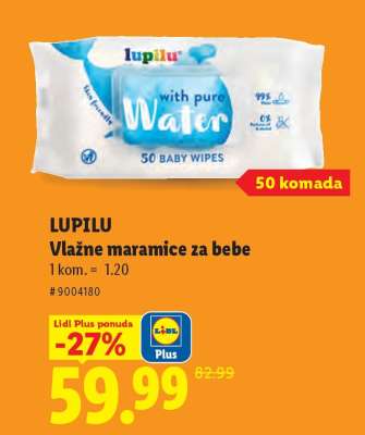 Lupilu Vlažne maramice za bebe