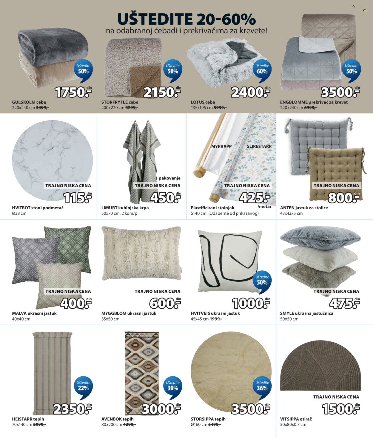 JYSK katalog  - 12.08.2026 - 01.09.2026. Stranica 9