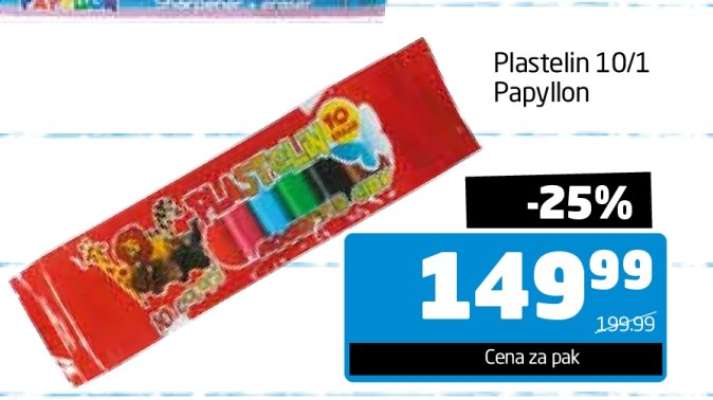 Plastelin 10/1 Papyllon