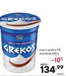 Jogurt grekos 9% mm Imlek 400 g