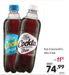 Sok Cockta 0,5 l