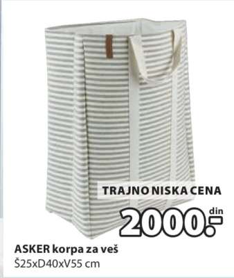 ASKER korpa za veš