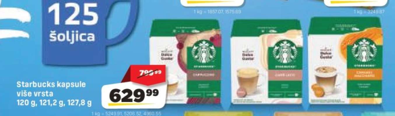 Starbucks kapsule više vrsta