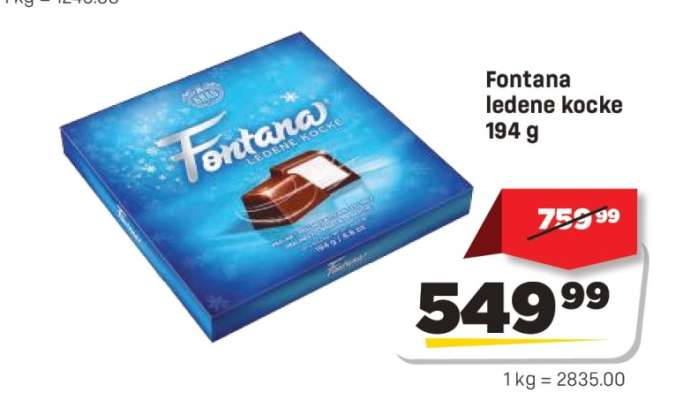 Fontana ledene kocke 194 g