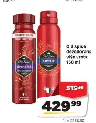 Old Spice deodorant
