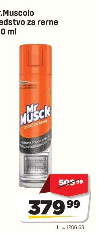 Mr. Muscle Čistič za rerne