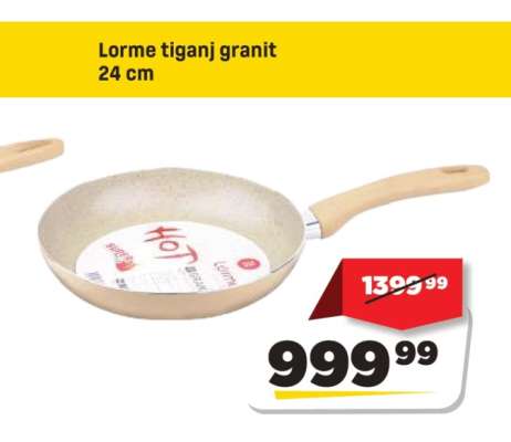 Lorme tiganj granit 24 cm