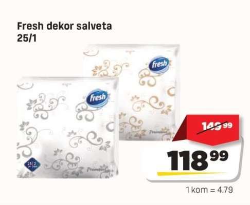 Fresh dekor salveta 25/1