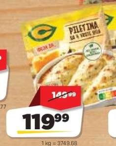 Piletina sa 4 vrste sira