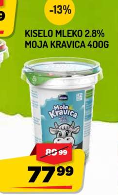 Kiselo mleko 2.8 Moja Kravica 400g