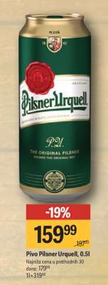 Pivo Pilsner Urquell, 0.5l