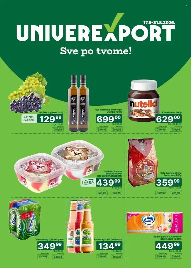 Univerexport katalog  - 17.08.2026 - 31.08.2026. Stranica 1