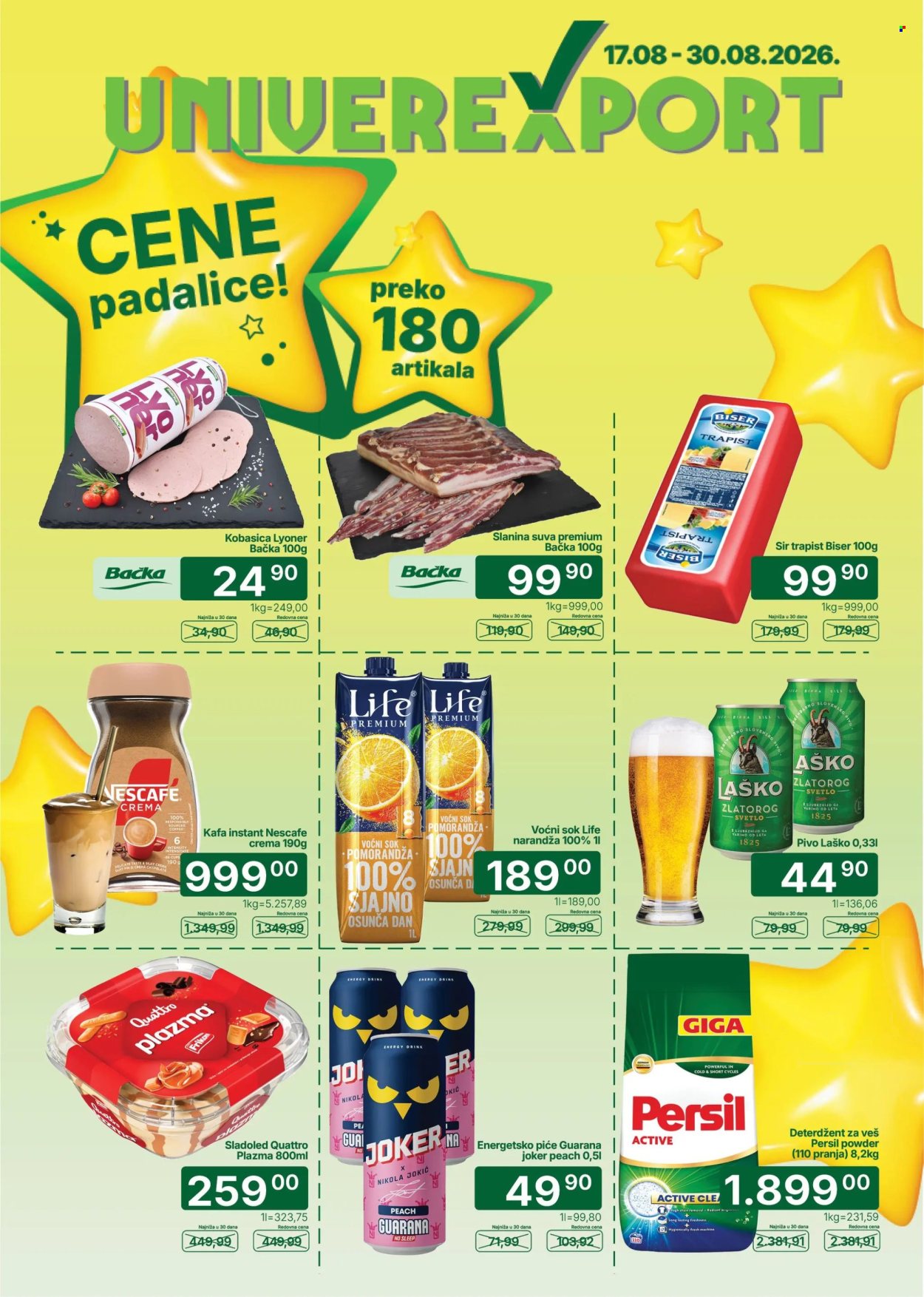 Univerexport katalog  - 17.08.2026 - 30.08.2026. Stranica 1