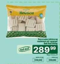 Smrznuta rolnica sa nadevom sir-spanać Baš Baš 900g