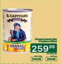 Kompot ananas kousky Il Capitano 580ml