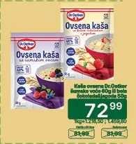 Kaša ovsena Dr.Oetker šumsko voće 50g ili bela čokolada/jagoda 50g