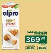 Nápoj od badema bez šećera Alpro 1l