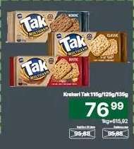 Krekeri Tak 115g/125g/135g