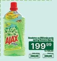 Sredstvo za čišćenje poda spring flowers Ajax 1l