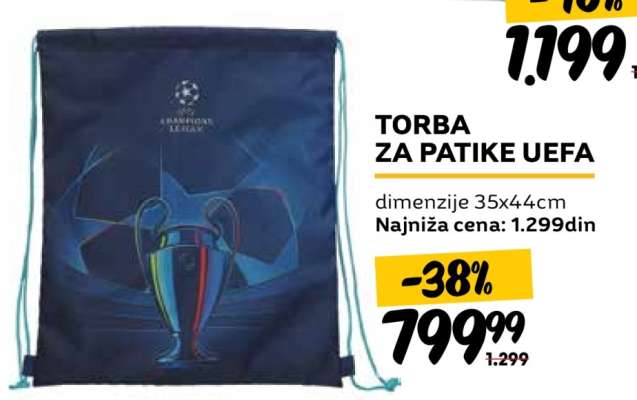 TORBA ZA PATIKE UEFA