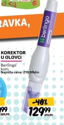 KOREKTOR U OLOVCI
