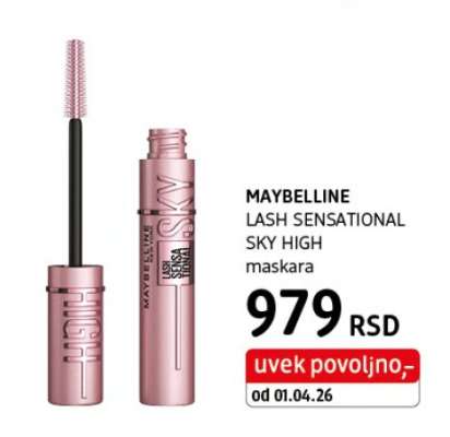 MAYBELLINE LASH SENSATIONAL SKY HIGH maskara