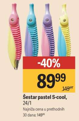 Šestar pastel S-cool