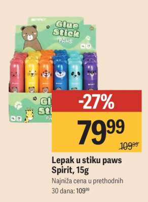 Lepak u stiku paws Spirit, 15g