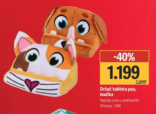 Držač tableta pas, mačka