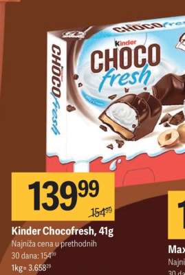 Kinder Chocofresh, 41g