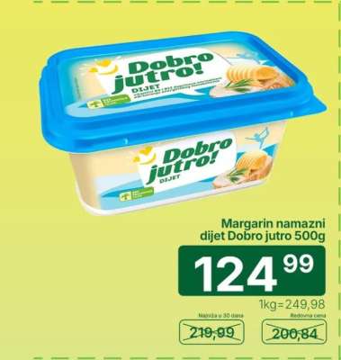 Margarin namazni dijet Dobro jutro 500g