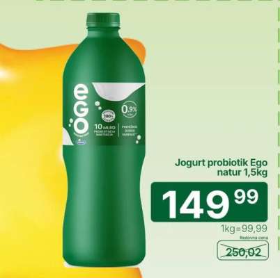 Jogurt probiotik Ego natur 1,5kg