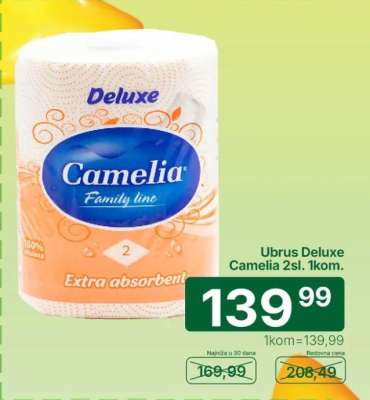 Ubrus Deluxe Camelia 2sl. 1kom.
