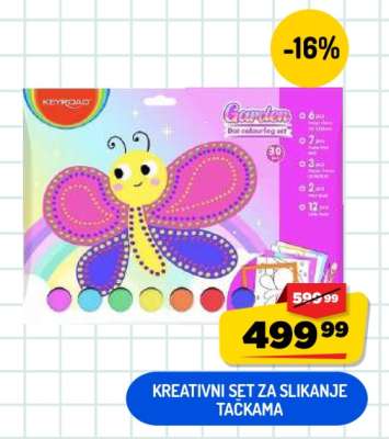 Kreativni set za slikanje tačkama