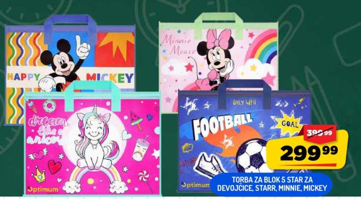 Torba za blok 5 Star