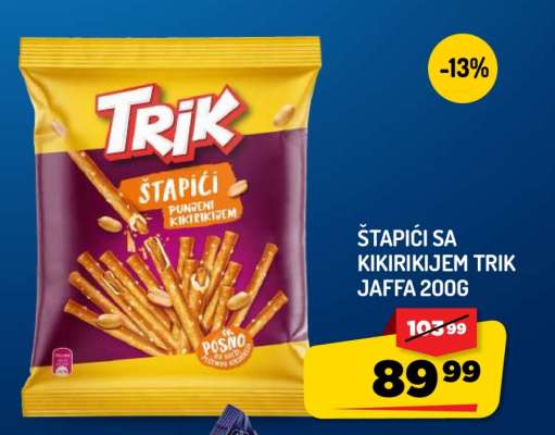 Štapići sa kikirikijem Trik Jaffa 200g