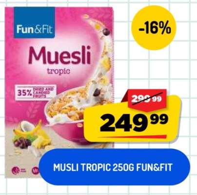 Musli tropic 250G FUN&FIT