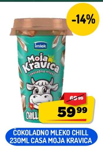 Čokoladno mleko Chill 230ml Casa Moja Kravica