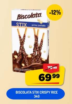 Biscolata Stix Crispy Rice 34g