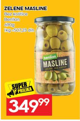 ZELENE MASLINE