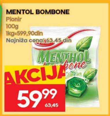 MENTOL BOMBONE