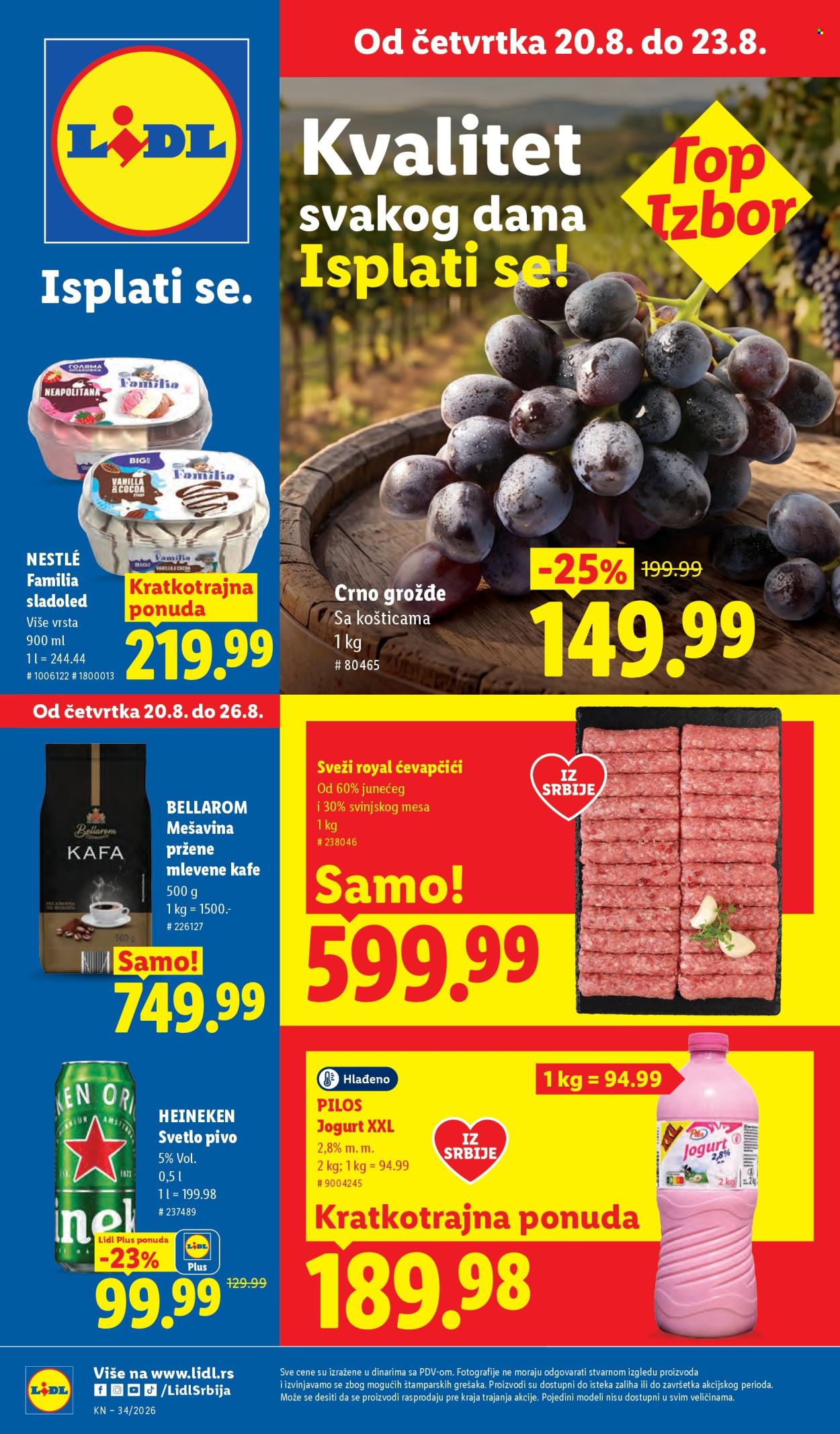 Lidl katalog  - 20.08.2026 - 26.08.2026. Stranica 1