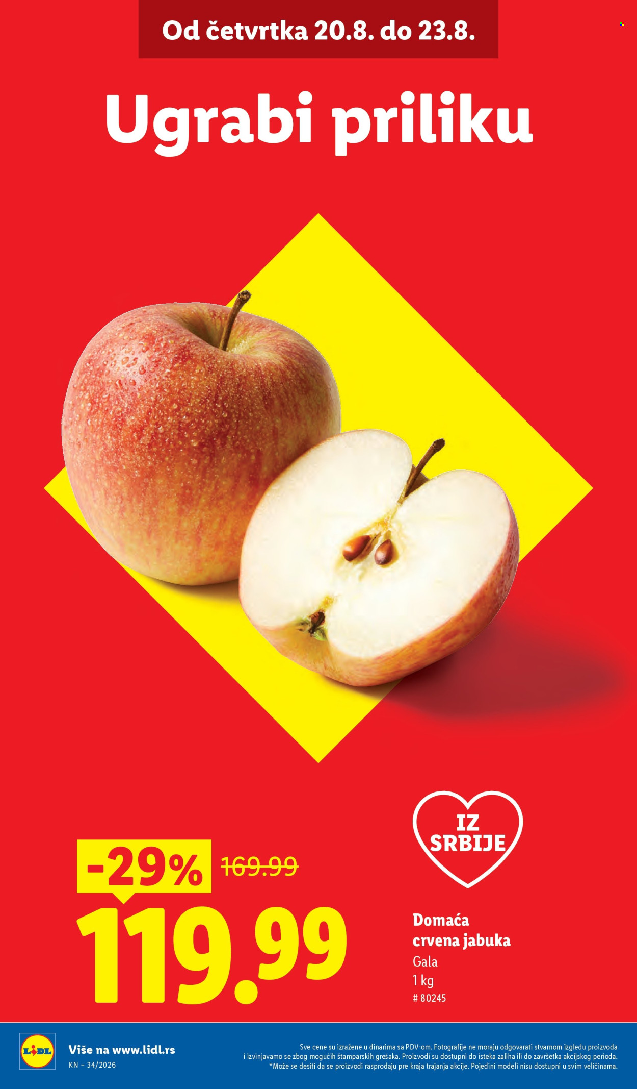Lidl katalog  - 20.08.2026 - 26.08.2026. Stranica 2