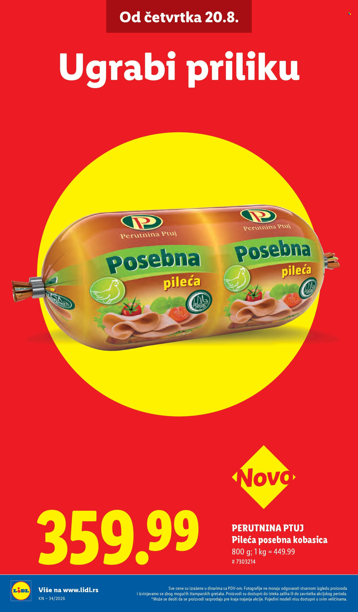Lidl katalog  - 20.08.2026 - 26.08.2026. Stranica 6