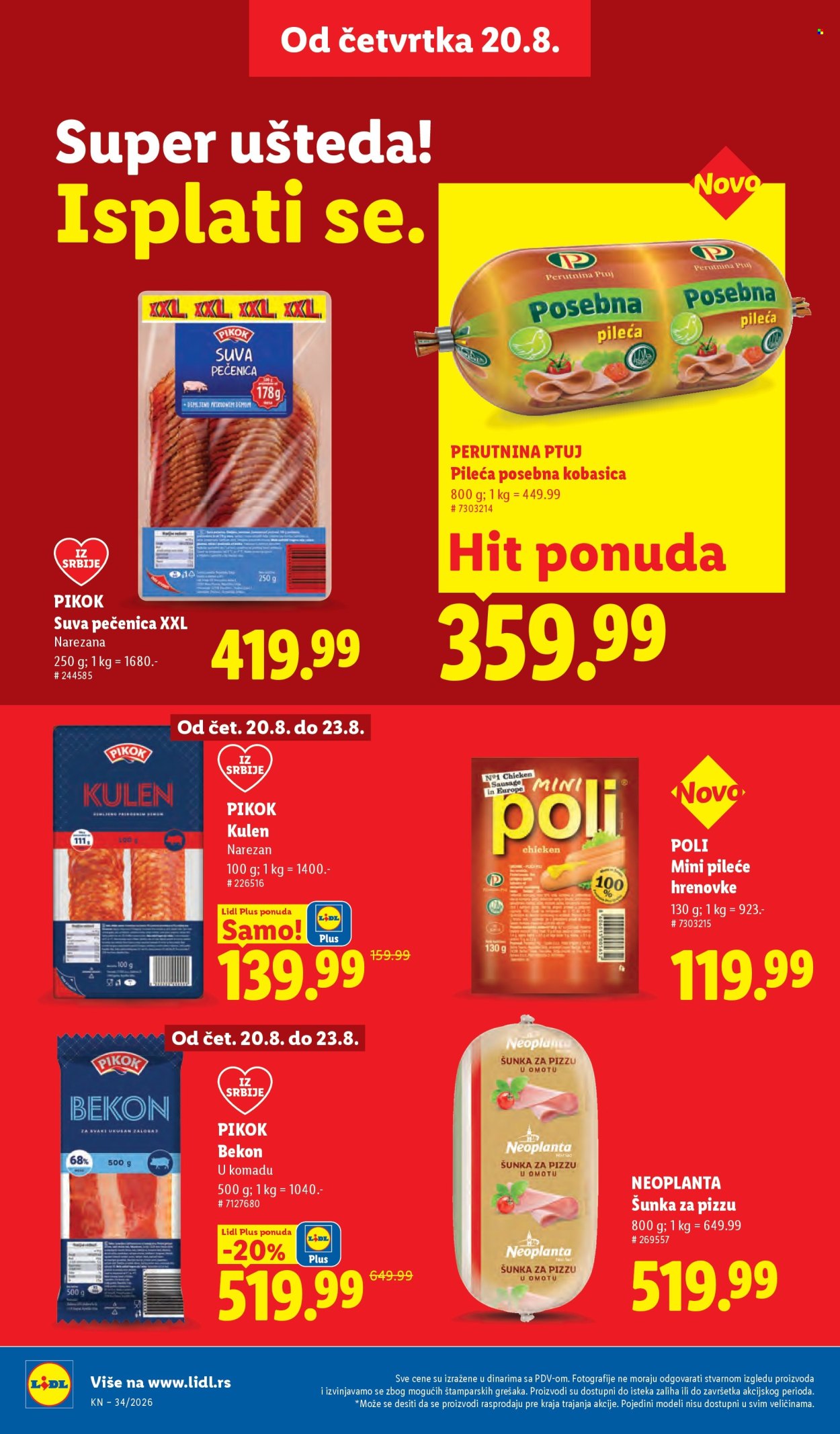 Lidl katalog  - 20.08.2026 - 26.08.2026. Stranica 24