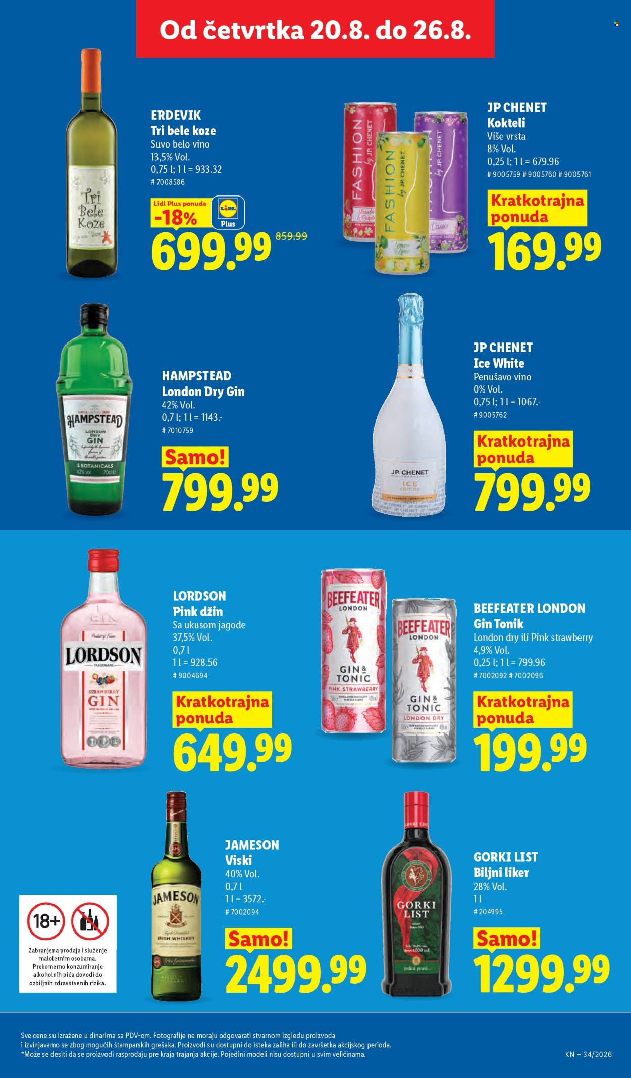 Lidl katalog  - 20.08.2026 - 26.08.2026. Stranica 35