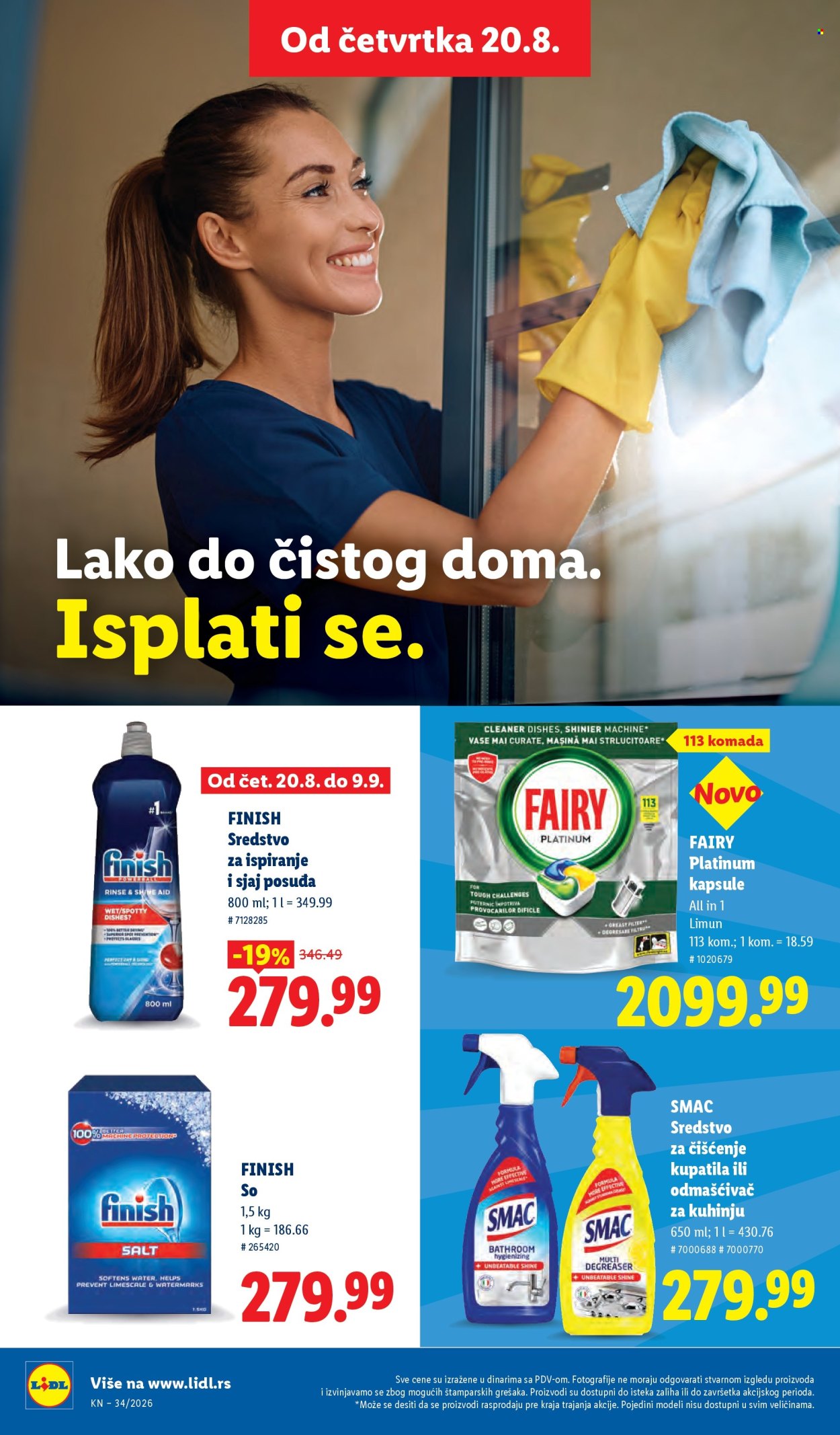 Lidl katalog  - 20.08.2026 - 26.08.2026. Stranica 36