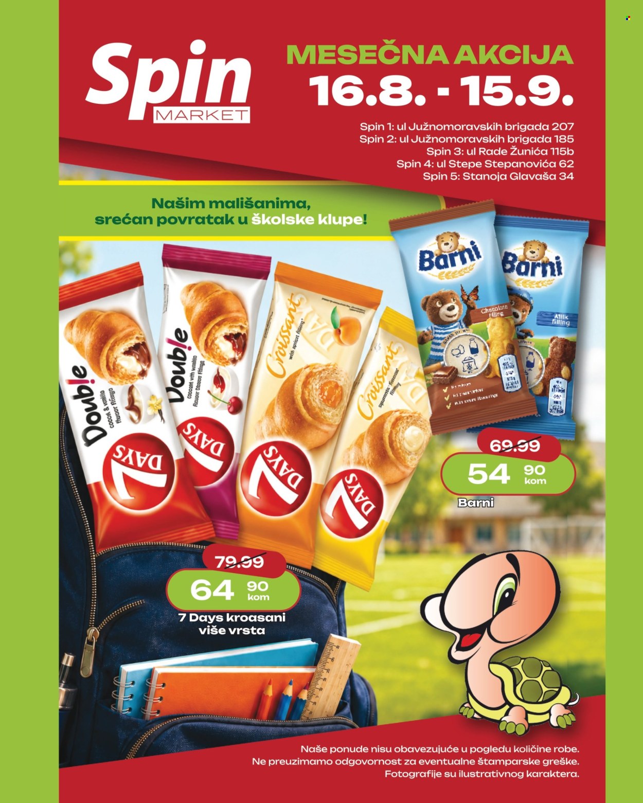 Spin Market katalog  - 16.08.2026 - 15.09.2026. Stranica 1