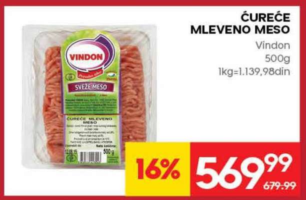 ćureće mleveno meso