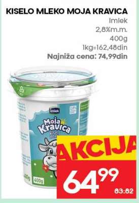 Kiselo mleko Moja kravica